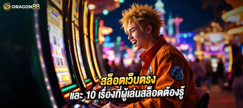 รู้ก่อนรวยก่อน! 10 เรื่องสำคัญที่ต้องรู้ก่อนเล่นสล็อตเว็บตรง โบนัสเยอะ แตกง่าย ถอนไว ระบบอัตโนมัติ ปลอดภัย 100%